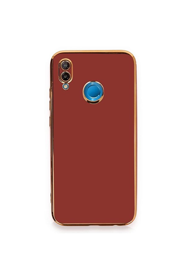 Huawei̇ P20 Li̇te Kılıf Volet Si̇li̇kon - Kırmızı - Dropx7353-5549