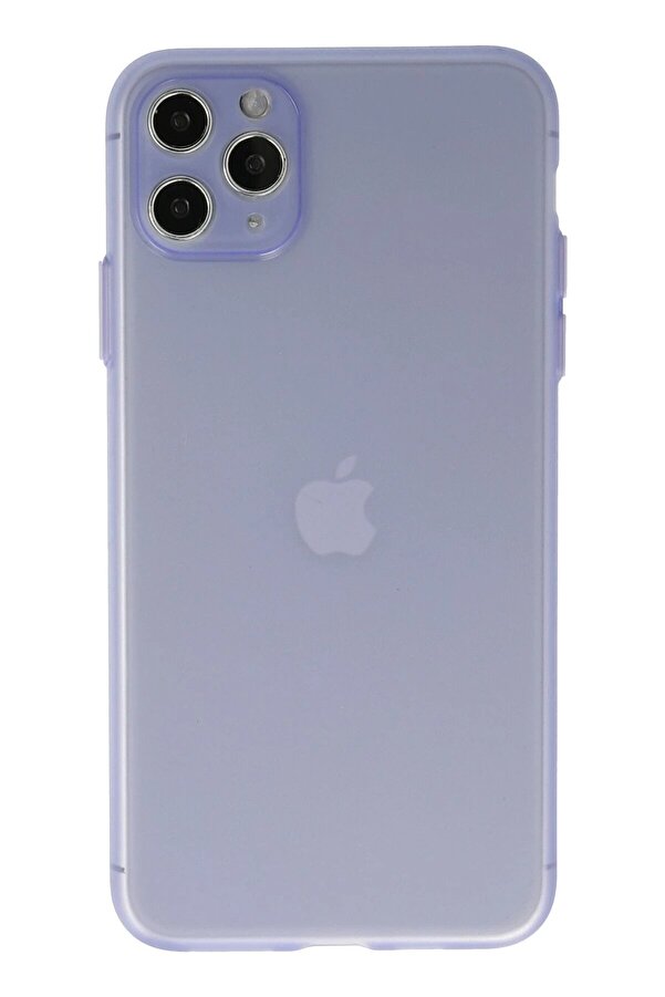 İphone 11 Pro Max Kılıf Si̇li̇kon - Mor - Dropx8833-7453