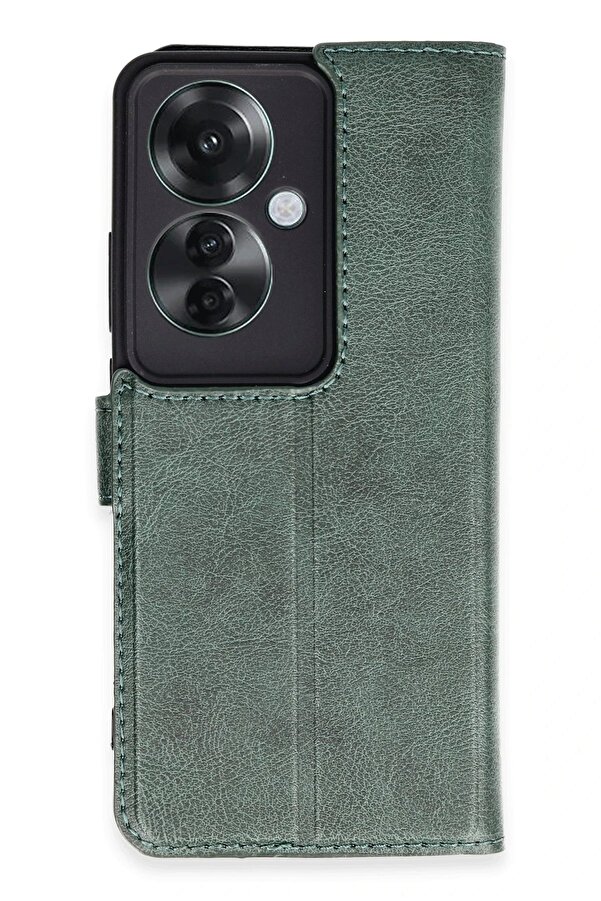 Oppo Reno 11F Kılıf Trend S Plus Kapaklı Kılıf - Yeşi̇l - Dropx5548-3882