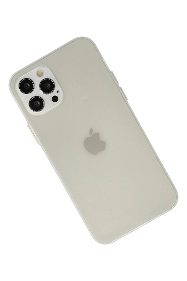 İphone 12 Pro Kılıf Si̇li̇kon - Şeffaf - Dropx7022-3320