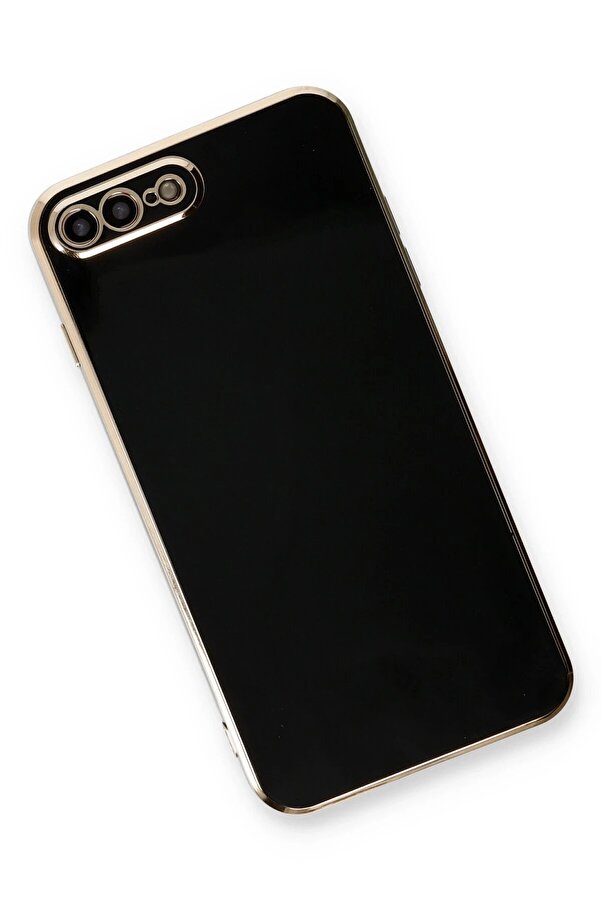 İphone 7 Plus Kılıf Volet Si̇li̇kon - Si̇yah - Dropx3414-7736