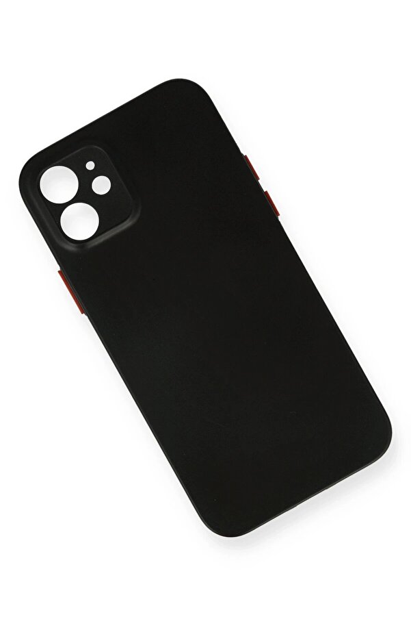 İphone 12 Kılıf Pp Ultra İnce Kapak - Si̇yah - Dropx6119-6513