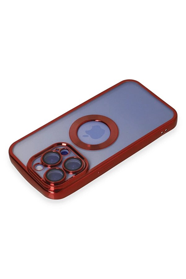 İphone 15 Pro Max Kılıf Slot Si̇li̇kon - Kırmızı - Dropx9578-9341