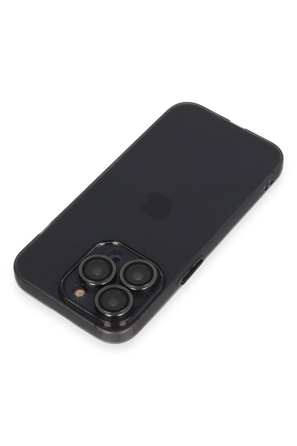 İphone 13 Pro Kılıf Luko Lens Si̇li̇kon - Si̇yah - Dropx7934-4331