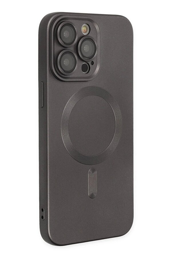 İphone 13 Pro Kılıf Moshi̇ Lens Magneti̇csafe Si̇li̇kon - Füme - Dropx3730-9054
