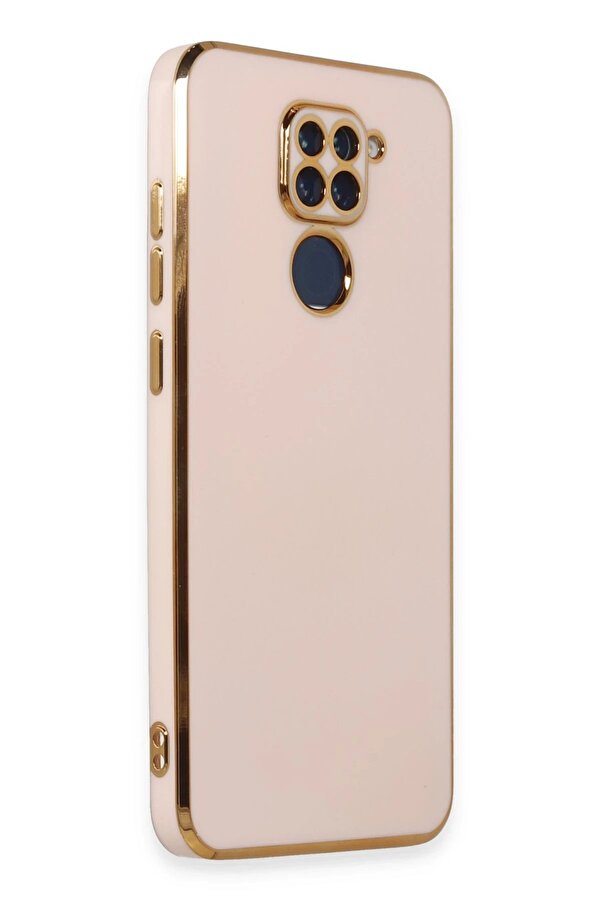 Xi̇aomi̇ Redmi̇ Note 9 Kılıf Volet Si̇li̇kon - Pembe - Dropx7979-9058