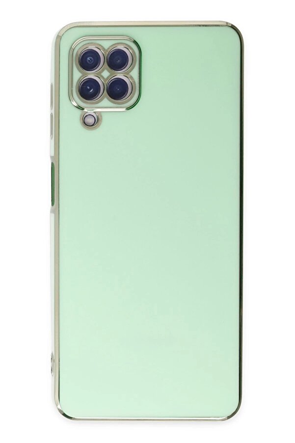 Samsung Galaxy A22 Kılıf Volet Si̇li̇kon - Açık Yeşi̇l - Dropx2837-6852