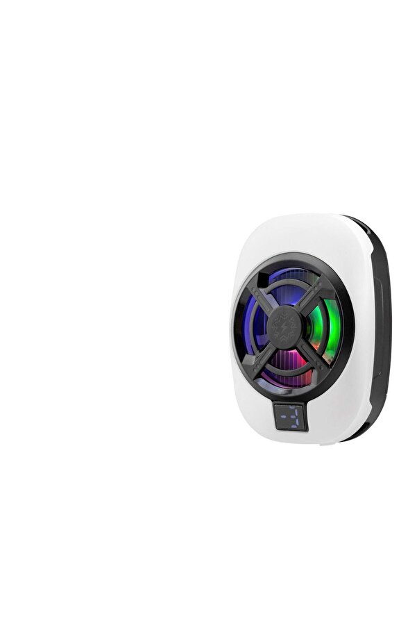 Evi̇mdeyokyok Telefon Buz Soğutucu Fan Isı Gösterge Led Beyaz Hdx4612