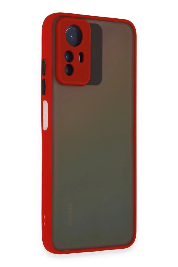 Xi̇aomi̇ Redmi̇ Note 12S Kılıf Montreal Si̇li̇kon Kapak - Kırmızı - Dropx2154-8590
