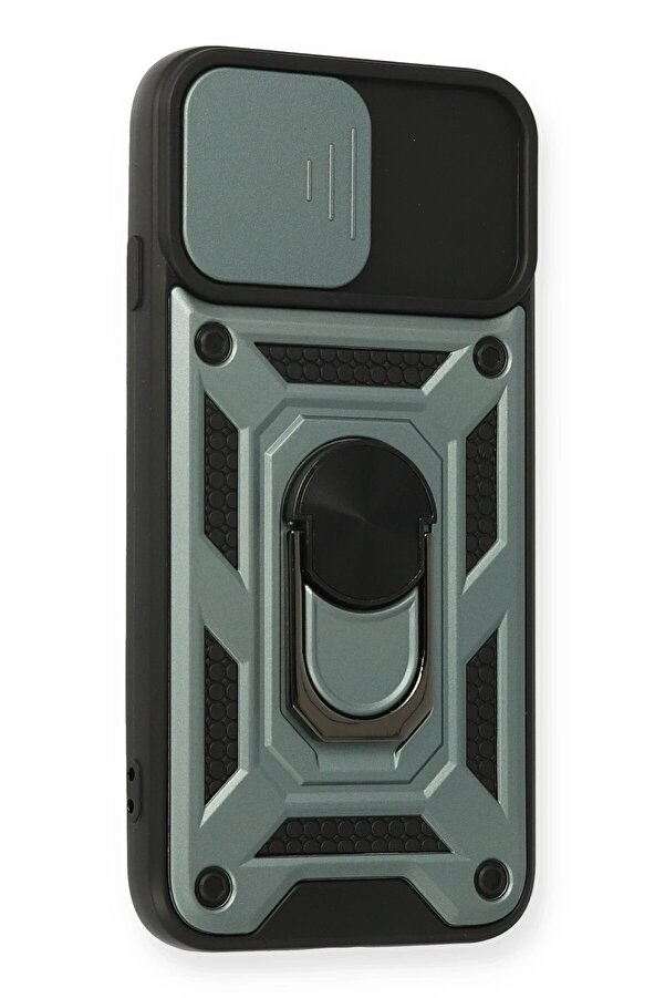 İphone 6 Kılıf Pars Lens Yüzüklü Si̇li̇kon - Yeşi̇l - Dropx9086-6269