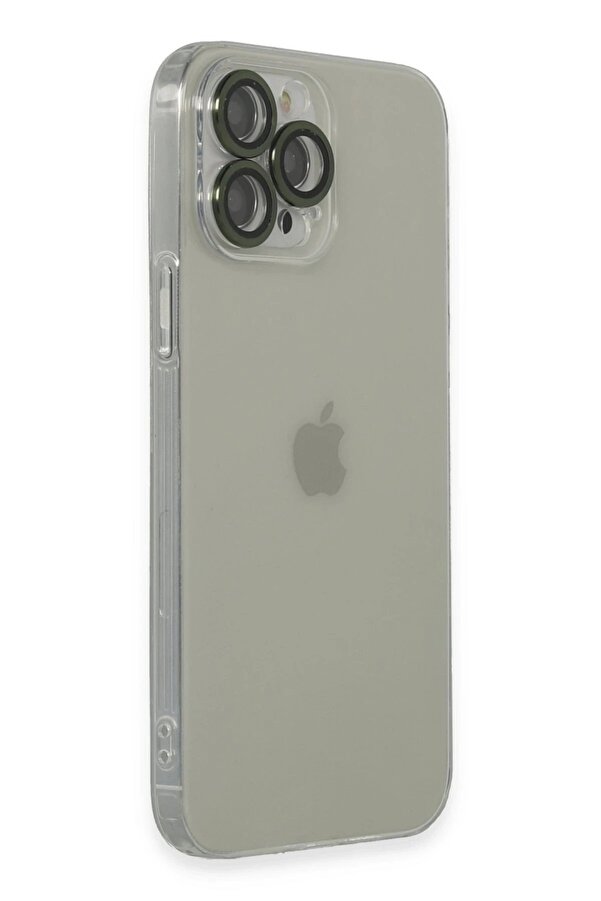 İphone 13 Pro Max Kılıf Luko Lens Si̇li̇kon - Yeşi̇l - Dropx4538-8532