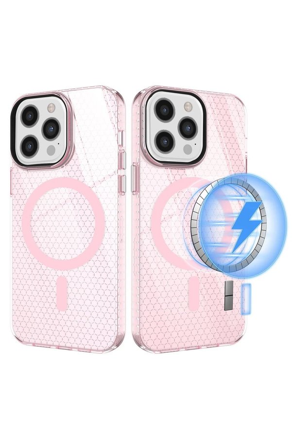 İphone 12 Pro Max Kılıf Beta Magneti̇csafe Si̇li̇kon - Pembe - Dropx2791-5650