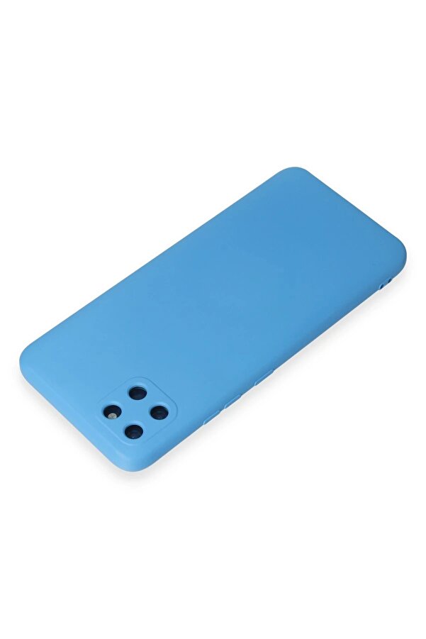 Realme C11 Kılıf Nano İçi̇ Kadi̇fe Si̇li̇kon - Mavi̇ - Dropx6994-9397
