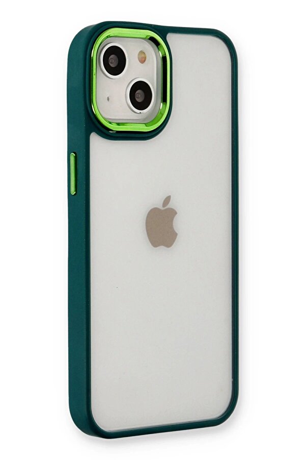 İphone 14 Plus Kılıf Dora Kapak - Haki̇ Yeşi̇l - Dropx1432-3937