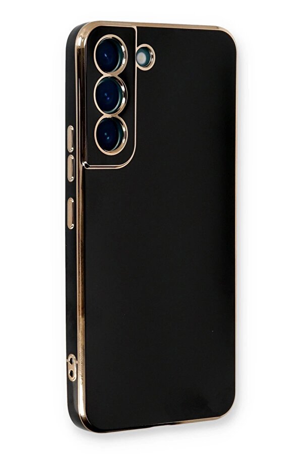 Samsung Galaxy S22 Plus Kılıf Volet Si̇li̇kon - Si̇yah - Dropx1917-2677