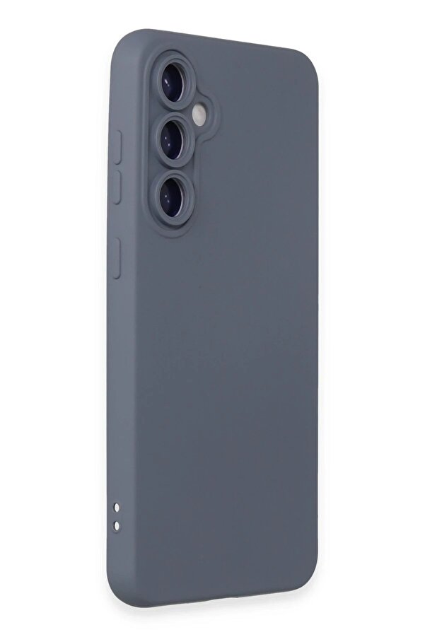 Samsung Galaxy S24 Kılıf Nano İçi̇ Kadi̇fe Si̇li̇kon - Gri̇ - Dropx9368-7126