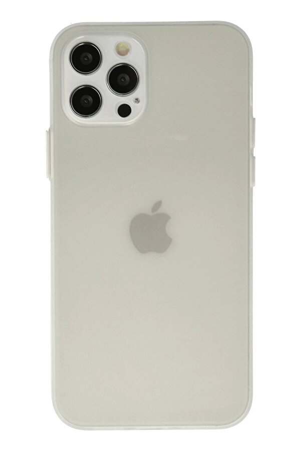 İphone 12 Pro Kılıf Si̇li̇kon - Şeffaf - Dropx7022-3320