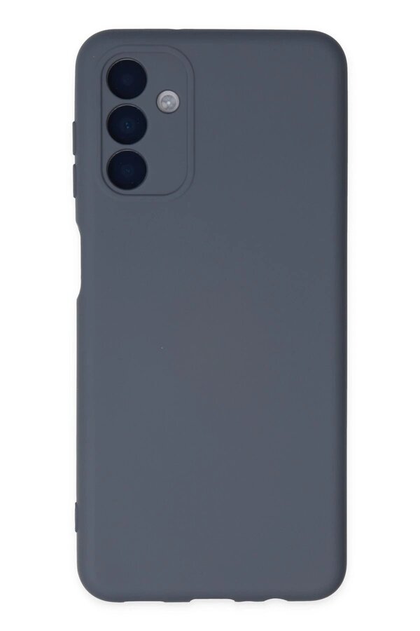 CepteToptan Samsung Galaxy A04S Kılıf Nano içi Kadife Silikon - Gri - DROPX5541-7392