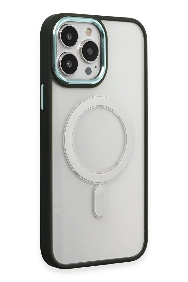 İphone 15 Pro Kılıf Room Magneti̇csafe Si̇li̇kon - Köknar Yeşi̇li̇ - Dropx2996-4613