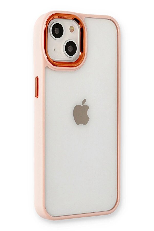 İphone 14 Plus Kılıf Dora Kapak - Pudra - Dropx4114-2925
