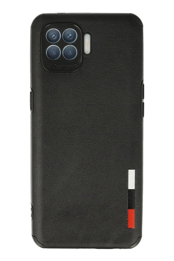 Oppo Reno 4 Li̇te Kılıf Loop Deri̇ Si̇li̇kon - Si̇yah - Dropx7272-5783