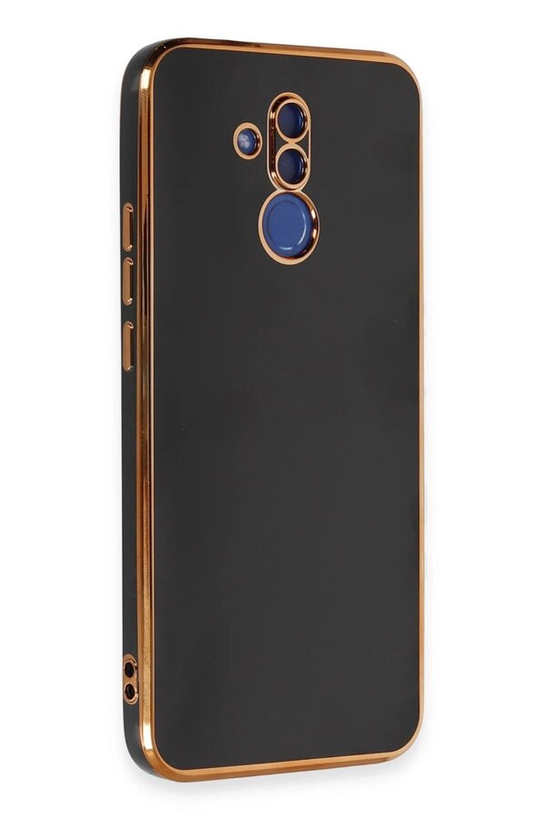 Huawei̇ Mate 20 Li̇te Kılıf Volet Si̇li̇kon - Si̇yah - Dropx4578-7923