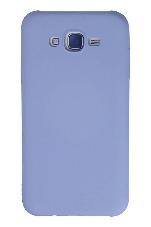 Samsung Galaxy J7 Kılıf Nano İçi̇ Kadi̇fe Si̇li̇kon - Li̇la - Brh024864-7826