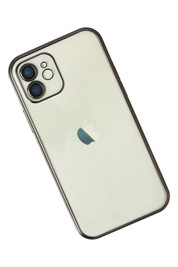 İphone 11 Kılıf Lensli̇ Si̇li̇kon - Si̇yah - Dropx7475-4701