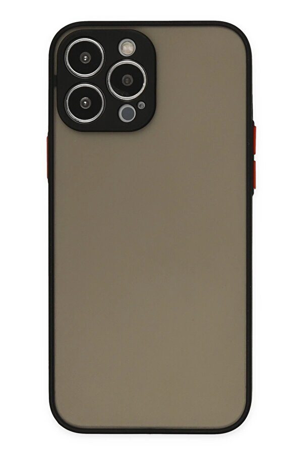 İphone 15 Pro Kılıf Montreal Si̇li̇kon Kapak - Si̇yah - Dropx1004-7891