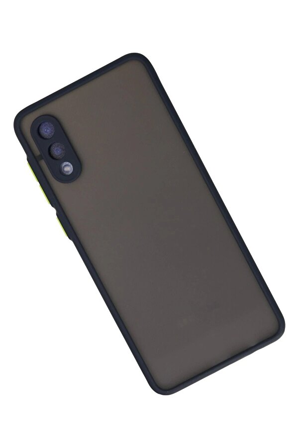 Samsung Galaxy A02 Kılıf Montreal Si̇li̇kon Kapak - Laci̇vert - Dropx3963-1394
