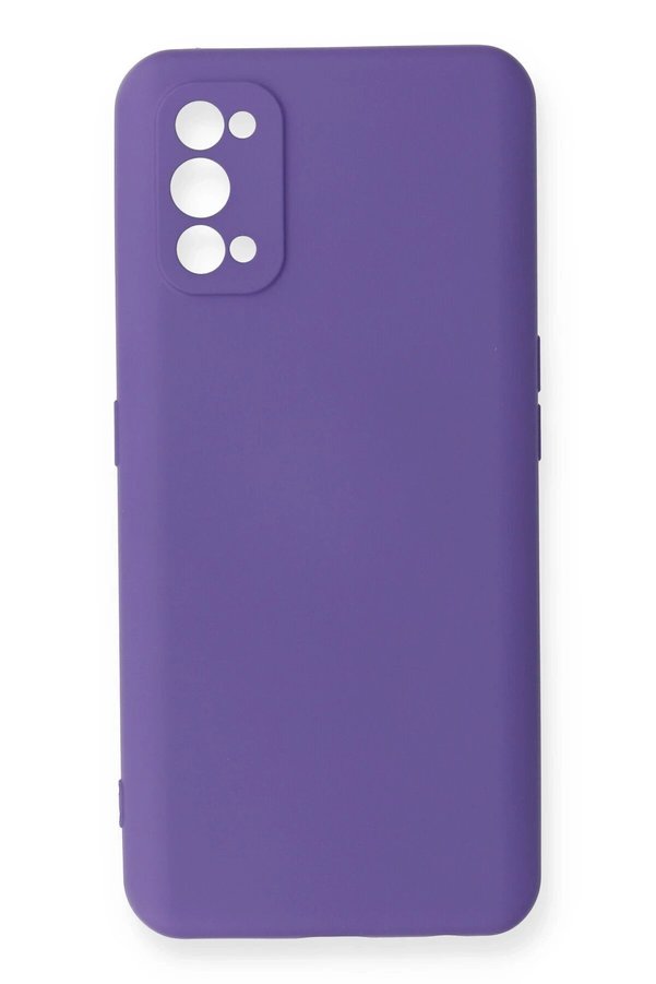 CepteToptan Realme 7 Pro Kılıf Nano içi Kadife Silikon - Mor - DROPX5073-6042