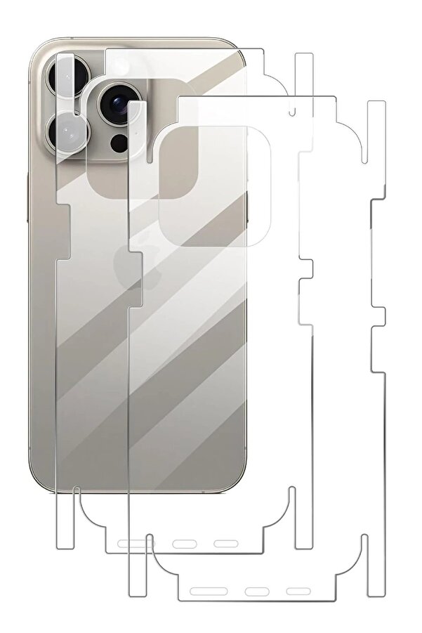 İphone 16 Pro 360 Full Body Arka Koruyucu - Dropx4478-8396