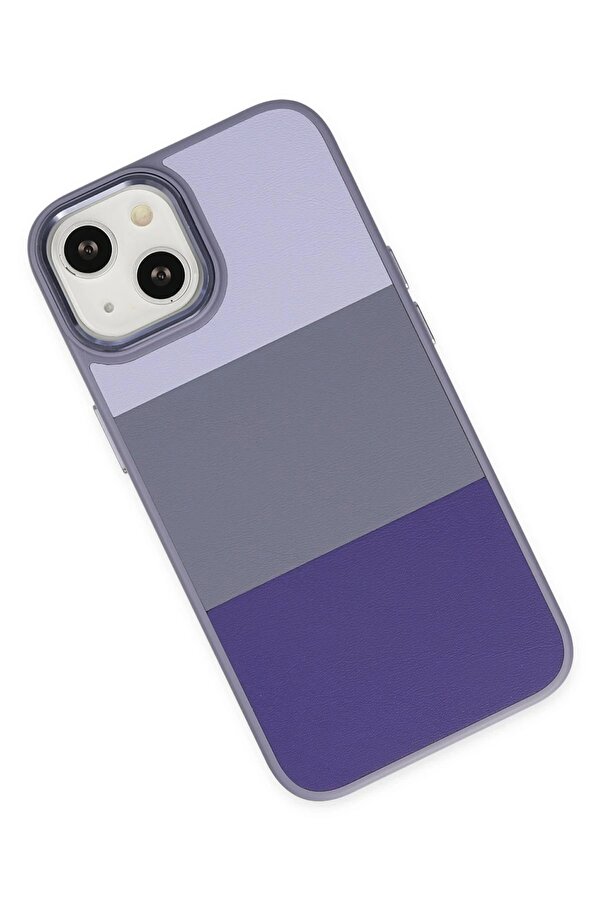 İphone 14 Plus Kılıf Ki̇ng Kapak - Li̇la-Mor - Dropx6214-2389