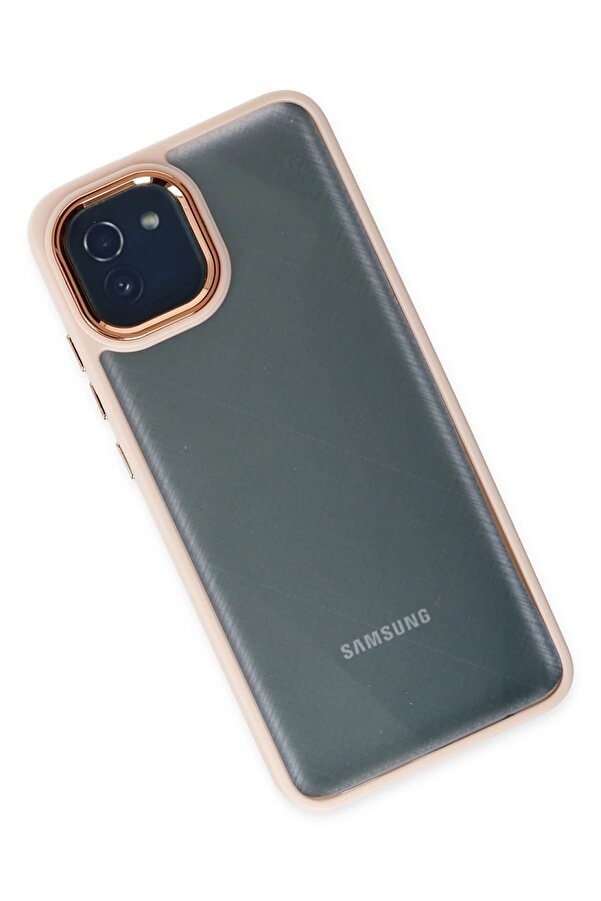 Samsung Galaxy A03 Kılıf Dora Kapak - Pudra - Dropx2268-2157