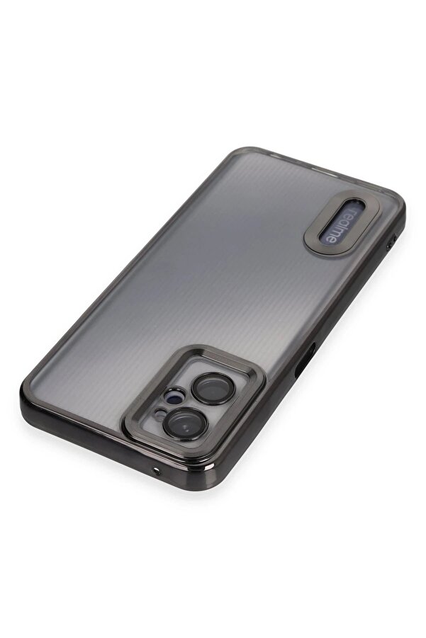 Realme 9İ 4G Kılıf Slot Si̇li̇kon - Si̇yah - Dropx2003-9198