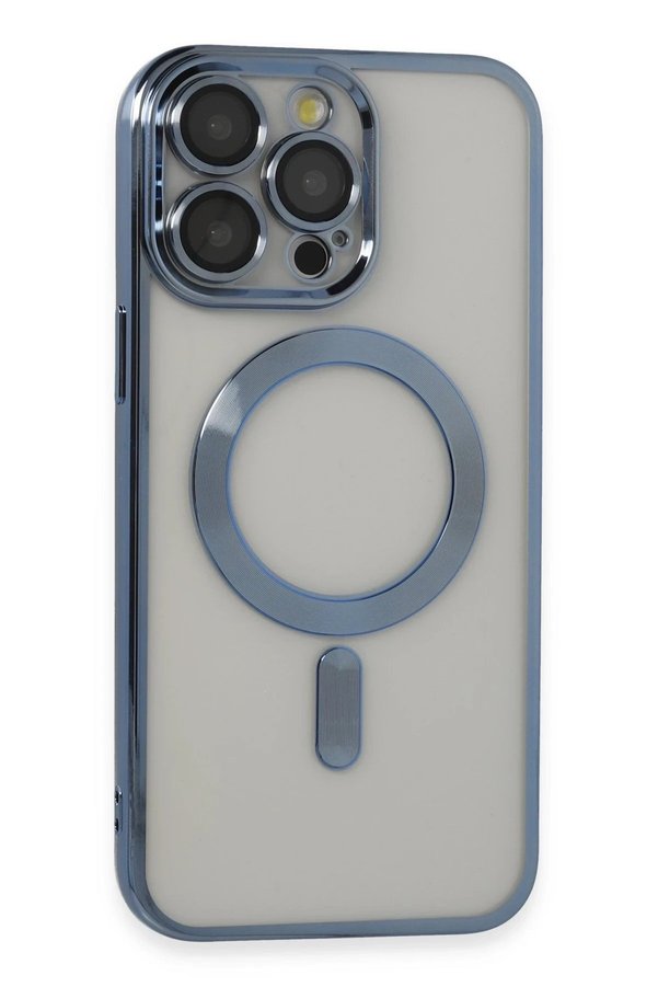 CepteToptan iPhone 14 Pro Max Kılıf Kross Magneticsafe Kapak - Sierra Blue - DROPX3375-1185