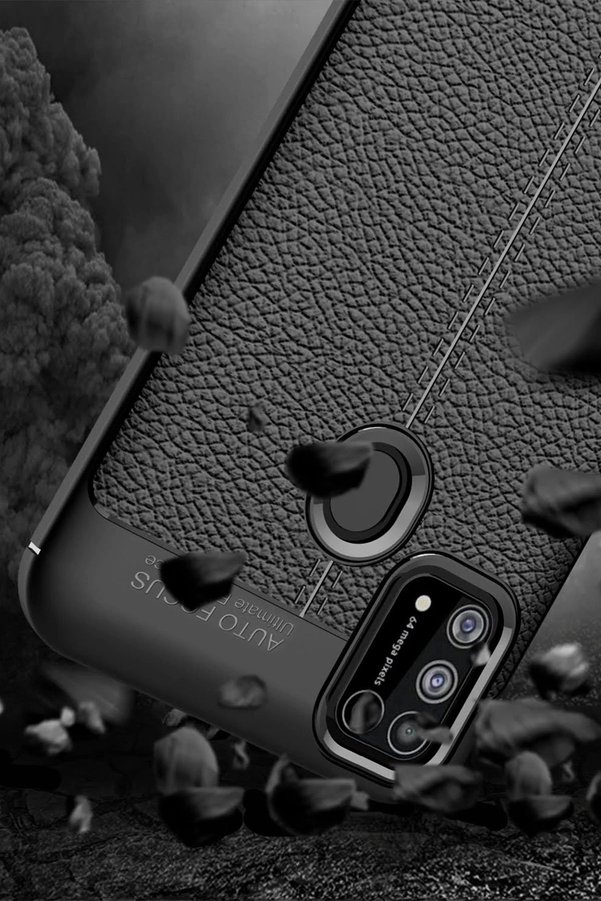 Samsung Galaxy M31 Kılıf Auto Focus Kapak - Kırmızı - Dropx1684-2560