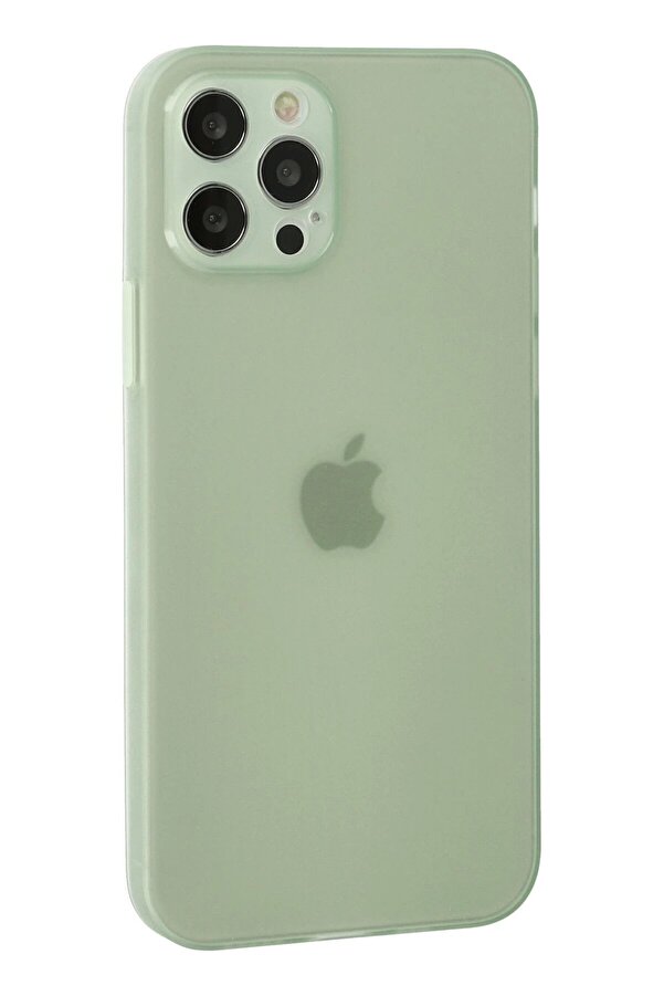 İphone 12 Pro Max Kılıf Si̇li̇kon - Açık Yeşi̇l - Dropx2023-7718