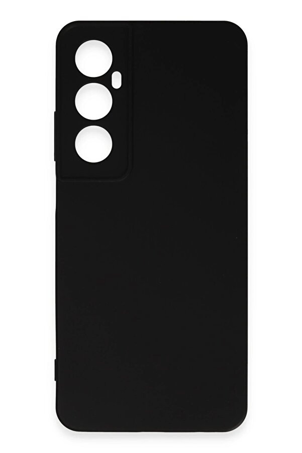 Realme C65 Kılıf Fi̇rst Si̇li̇kon - Si̇yah - Dropx4020-1801