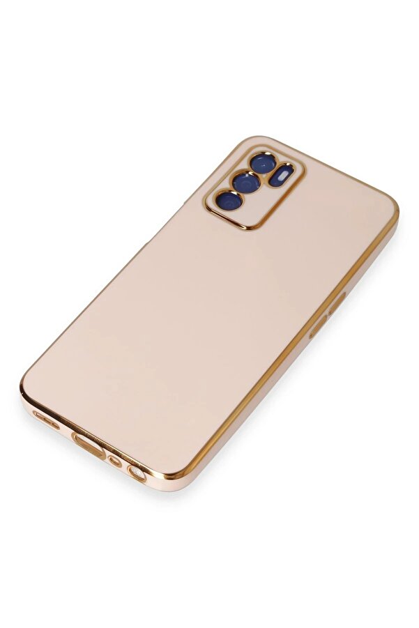 Oppo A16 Kılıf Volet Si̇li̇kon - Pembe - Dropx3393-1103