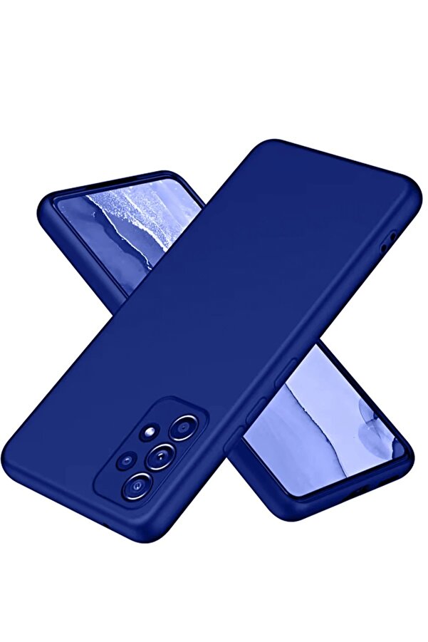 Samsung Galaxy A32 Kılıf Fi̇rst Si̇li̇kon - Laci̇vert - Dropx9708-2746