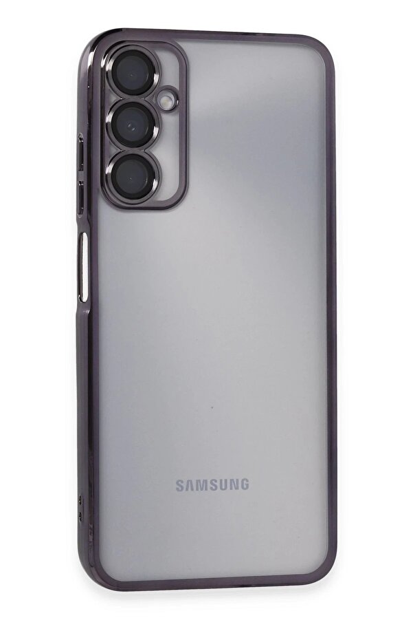 Samsung Galaxy A05S Kılıf Lensli̇ Si̇li̇kon - Mor - Dropx2846-9423
