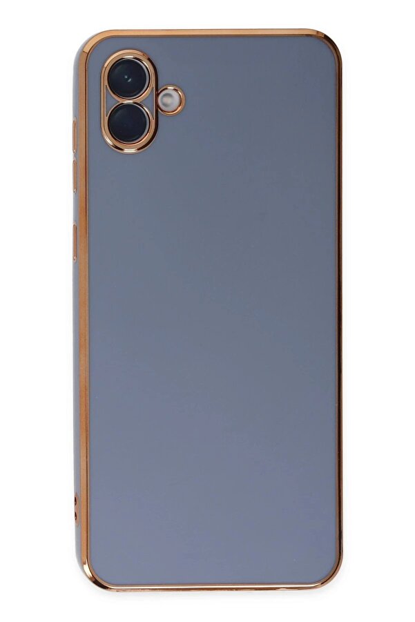 Samsung Galaxy A04 Kılıf Volet Si̇li̇kon - Mavi̇ - Dropx3952-8348