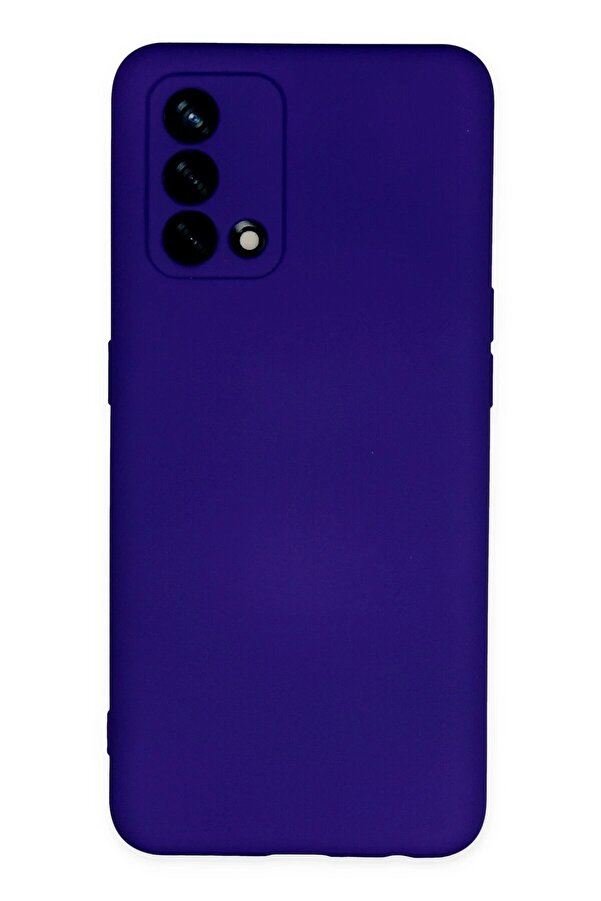 Oppo A74 4G Kılıf Nano İçi̇ Kadi̇fe Si̇li̇kon - Mor - Dropx8015-3943