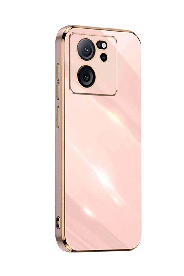 Xi̇aomi̇ Mi̇ 13T Pro Kılıf Volet Si̇li̇kon - Pembe - Dropx7190-8996