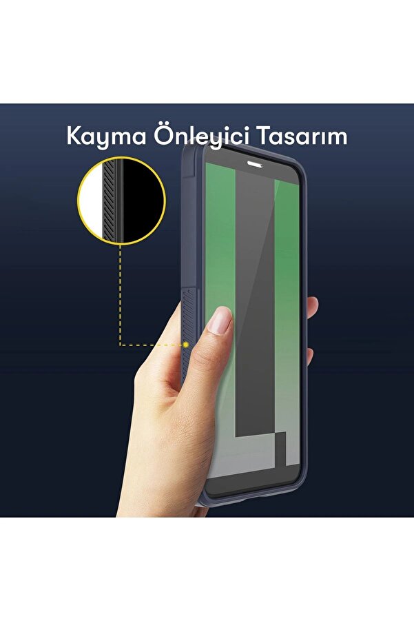 Huawei̇ Mate 10 Li̇te Kılıf Opti̇mum Si̇li̇kon - Si̇yah - Dropx6679-1062