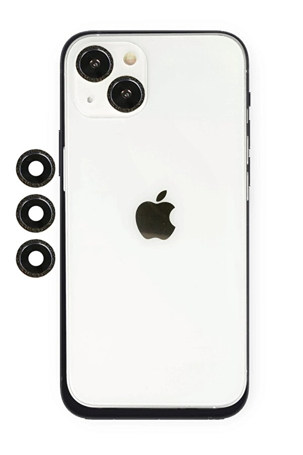 İphone 14 Shi̇ne Kamera Lens - Si̇yah - Dropx8243-9415