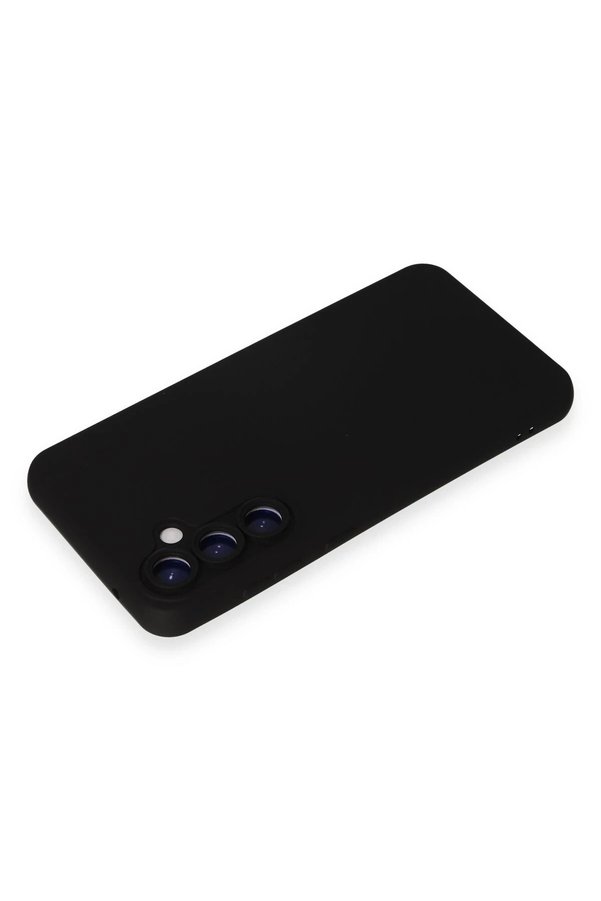 Samsung Galaxy S23 Fe Kılıf Nano İçi̇ Kadi̇fe Si̇li̇kon - Si̇yah - Dropx7267-4415