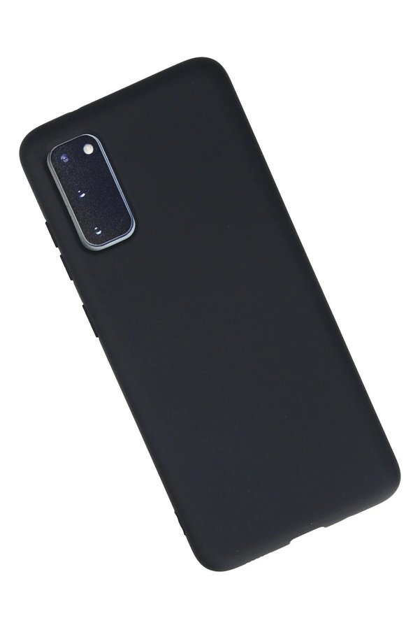 Samsung Galaxy S20 Kılıf Nano İçi̇ Kadi̇fe Si̇li̇kon - Laci̇vert - Dropx5797-4649