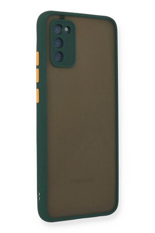 Samsung Galaxy A02S Kılıf Montreal Si̇li̇kon Kapak - Yeşi̇l - Dropx7844-8035